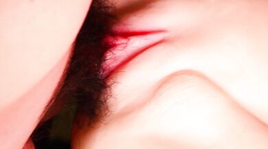 Feel the moisture of a beautiful woman's vagina