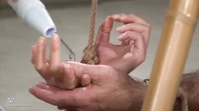 Asian Submissive Bound In Ropes And Bamboo Then Completely Taken To Intense Mind Blowing Orgasm