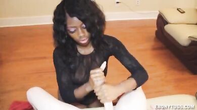 Kitty Gives This Boner Some Strokes