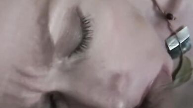 Getting a Messy Facial For Her Efforts