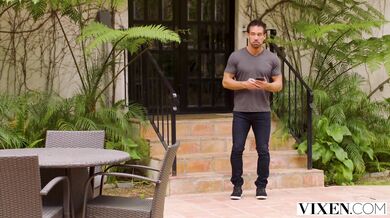 VIXEN Petite Blonde Besties Seduce A Married Man - Kiara Cole