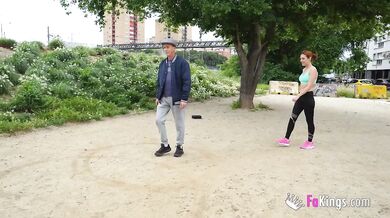 She didn't expect this! Verónica Fuertes gets nailed by Don Jorge