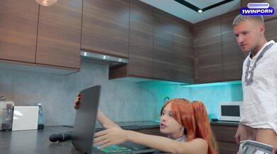 Busty Tight Stepsister Jumps on My Huge Dick, not Knowing that Parents See Ev...