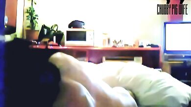 【リマスター】【素人個人撮影・人妻】ぽっちゃり嫁が騎乗位でイキたいので腰をグラインドしてきました。デカ尻とクリをグリグリと擦り付けてくるので我慢できず膣内射精