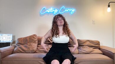 Casting Curvy: Busty Squirting Red Head