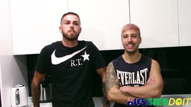 Inked Gay Plowed After Cock Sucking