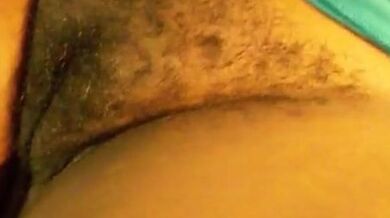Black Amateur Milf's Hairy Pussy