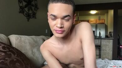 Inked Gay Cums After Fucking Fleshlight