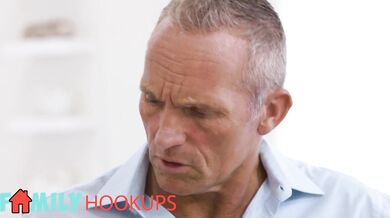 FAMILY HOOK UPS - Slutty Blonde Kay Lovely Seduces Her Stepfather And Get A Sexy Creampie