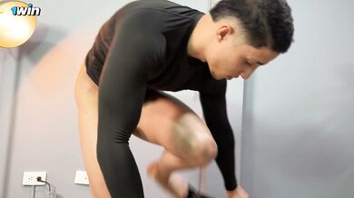 Yoga teacher gives his students a special treat with his big cock in their tight pussies