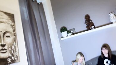Sexy and Tight Pussy Girls Bored and Ignored gives a Small Dick Amateur Director Handjob