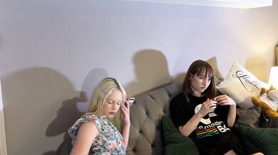 Sexy and Tight Pussy Girls Bored and Ignored gives a Small Dick Amateur Director Handjob