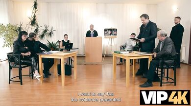 VIP4K. Contempt and Cock in Court (Lilian Black)