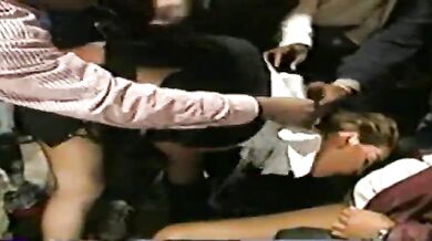 2 white sluts in an IR gangbang