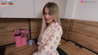 Let's Do It Quickly while the Father Does not Look! Young Horny Stepmom Fucks...