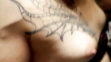 House of Whorrors- Hot Homemade Amateur Trans Girl 3way With Sexy Hung Stud Packing Beastly Cock