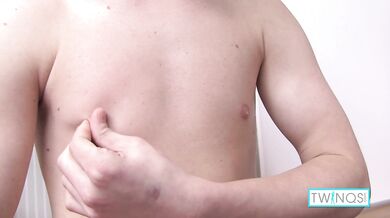 Handsome Twink Matthew M Releases All His Man-Milk While He's Sexting!