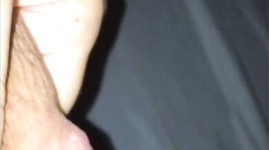 Milky tits milf plays while hubbys out