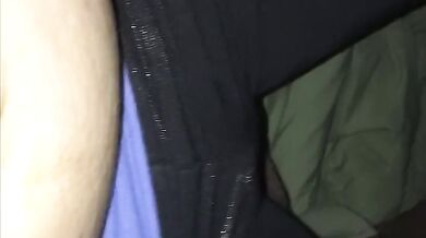 Milky tits milf plays while hubbys out