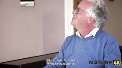 MATURE4K. Milkshake Cuck. Hot sex with April Velvet