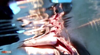 Jesyka Diamond underwater sex in the pool and lazy fucking on the couch