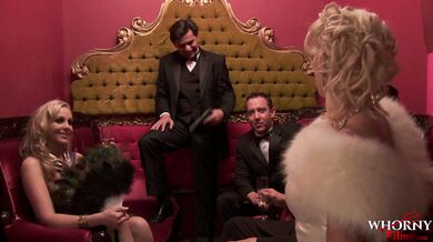 WHORNYFILMS Biggest Porn Orgy Ever Crazy Group Sex With The Hottest MILFS In 1920's