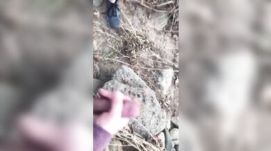 Fishing With the Stepbrother Sucks Me By The River and Gets Huge Facial