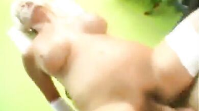 Horny Granny Rides On A Hard Cock