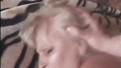 Doggystyle Fucked And Jizzed On Granny