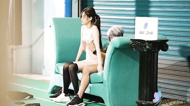 Xiang Xiang Wears Thong Panties And Gets Lots Of Attention