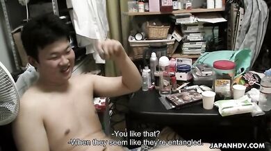 Maki Hojo Fucked In Front Of A Novice Guy - Maki Houjo