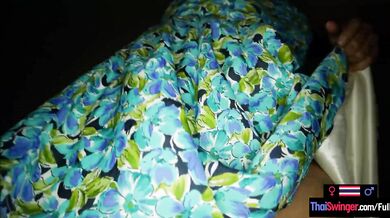 Hairy pussy amateur Thai teen POV sex with a foreigner who filmed it all