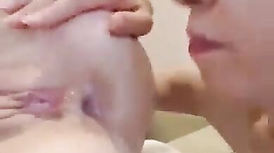 Pink Haired Lesbo Anal Strapon Fucked and Rimmed (Artmaya )