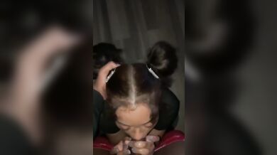 ON MY KNEES STUFFING MY THROAT TILL HE CUMS LOOP