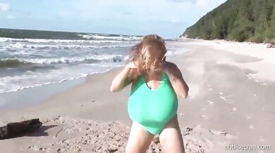 Abbi Secraa - Busty beauty and beach