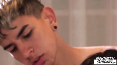 Handsome Gay Sucking Cock After Massage