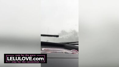 Big boobs babe trying face patches instead of Botox, caught driving in hurricane like storm & other behind scenes - Lelu Love