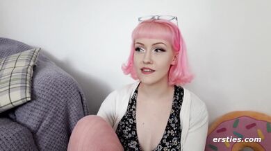 Ersties - Hot Girl from the UK Uses a Fuck Machine To Get Off