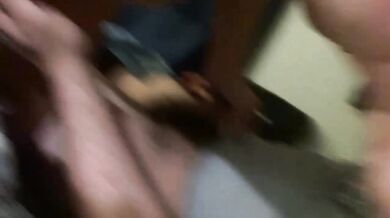 Hot wife Sucks two cocks before getting DV FACIALS