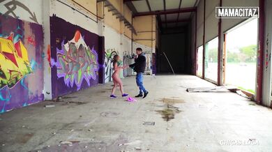 Euro Chick Daniella Margot Dirty Pussy Drilling with Big Cock Outside - MAMACITAZ