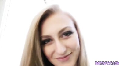 He fuck her beautiful horny step sis on the balcony