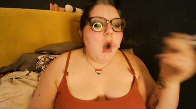 Chubby Hippie Sugar Dandy Smokes Two Cigarettes at Once