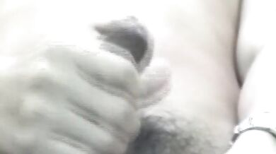 Naked Gay Fingers Ass Before Jerking