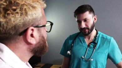 Riley Mitchel tries experimental medicine for sore throat