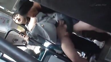 Asian chick hottie fucked in a bus