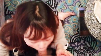 【個人撮影】かわいい彼女　かわいい彼女の濃厚フェラ、小さな口の喉奥までくわえて最後はごっくん あどけない彼女がエロい表情で真剣にフェラする姿は必見！