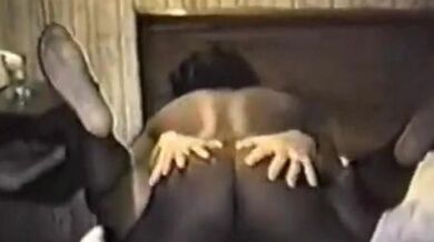 Brown Hairy Dude Chick Rammed By Dark Stud