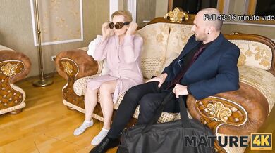 MATURE4K. Laura asks man not to stop but move cock faster in her pussy