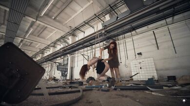 Gotcha! Shibari sex in abandoned building with Saara Rei