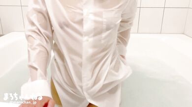 【密着混浴ローション風呂】全身ヌルヌルで感度MAX! 生ハメ立ちバックSEX 素人/パイズリ/手コキ/ハメ撮り/個人撮影/まろちゃんねる